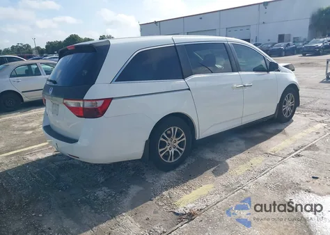 2012 Honda Odyssey Ex-L z USA, uszkodzony, nr VIN 5FNRL5H61CB032353